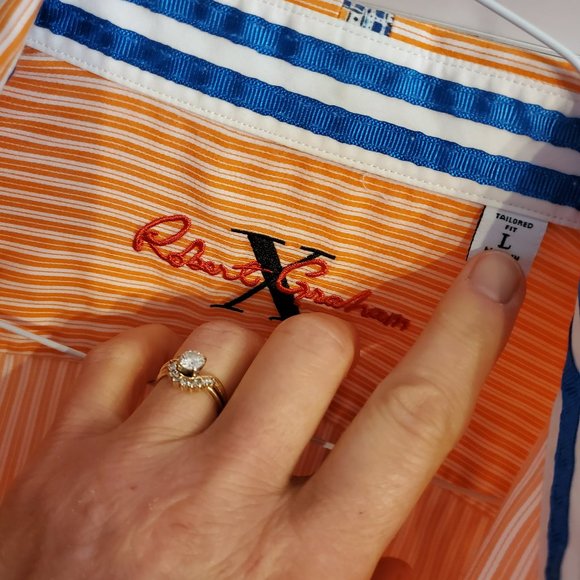 Robert Graham Button Shirt Large - Picture 7 of 10